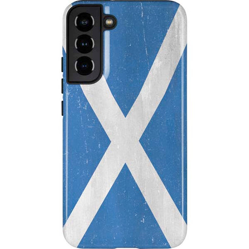 Scotland Flag Distressed Galaxy S22 Plus Pro Case
