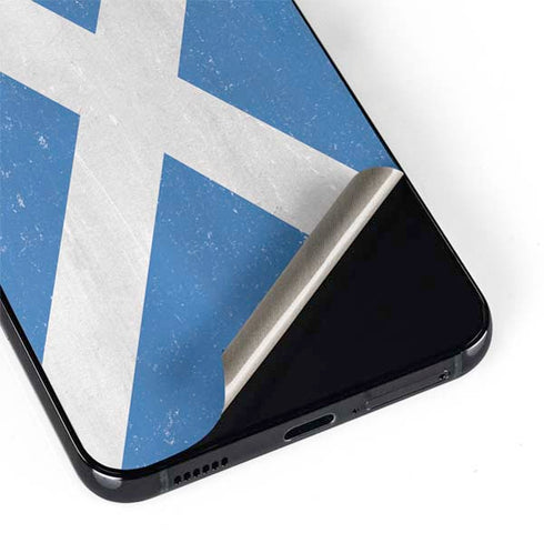 Scotland Flag Distressed Galaxy S22 Skin