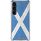 Scotland Flag Distressed Galaxy S23 Clear Case