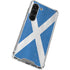 Scotland Flag Distressed Galaxy S23 Clear Case