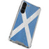 Scotland Flag Distressed Galaxy S23 Plus Clear Case