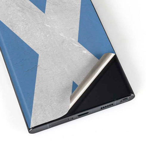 Scotland Flag Distressed Galaxy S23 Ultra Skin