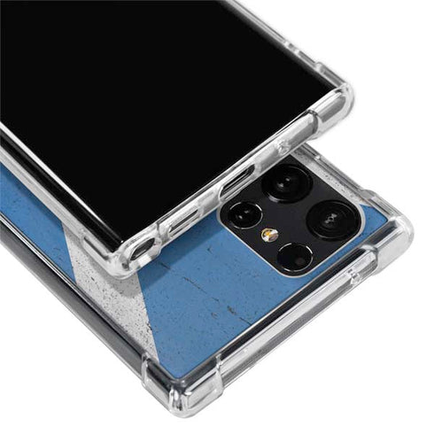 Scotland Flag Distressed Galaxy S24 Ultra Clear Case