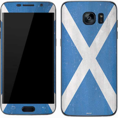 Scotland Flag Distressed Galaxy S7 Skin