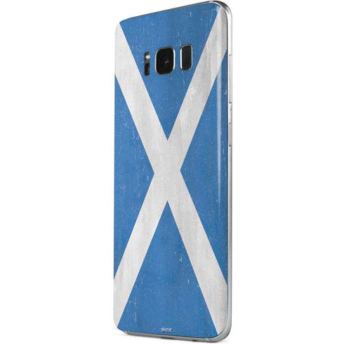Scotland Flag Distressed Galaxy S8 Plus Skin