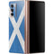 Scotland Flag Distressed Galaxy Z Fold2 5G Skin