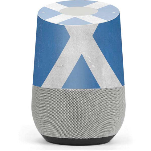 Scotland Flag Distressed Google Home Skin