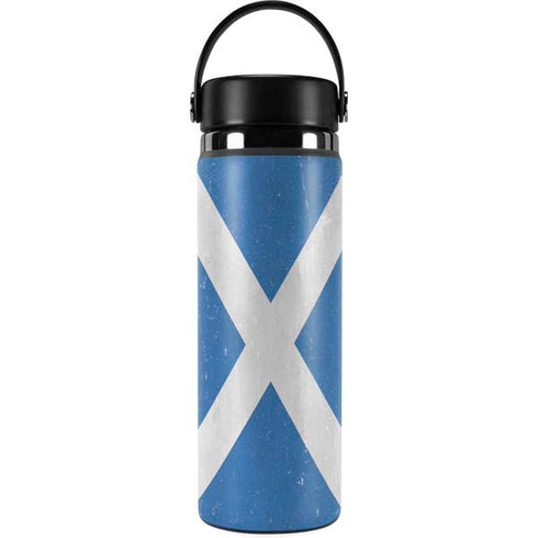 Scotland Flag Distressed Hydro Flask 20oz Wide Mouth Skin