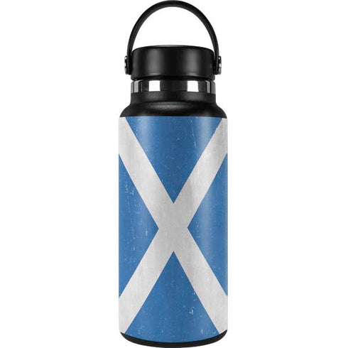 Scotland Flag Distressed Hydro Flask 32oz Wide Mouth Skin