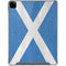 Scotland Flag Distressed iPad Pro 12.9in (2020) Clear Case