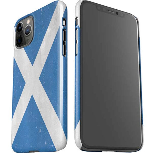 Scotland Flag Distressed iPhone 11 Pro Lite Case