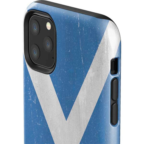 Scotland Flag Distressed iPhone 11 Pro Max Impact Case