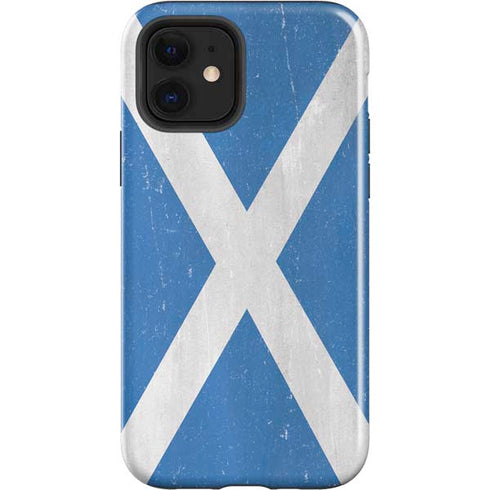 Scotland Flag Distressed iPhone 12 Impact Case