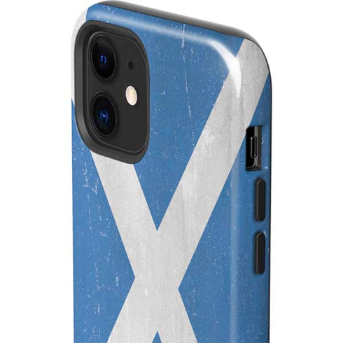 Scotland Flag Distressed iPhone 12 Impact Case