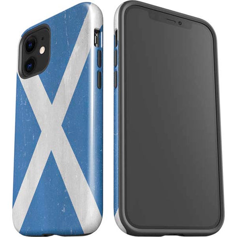 Scotland Flag Distressed iPhone 12 Impact Case