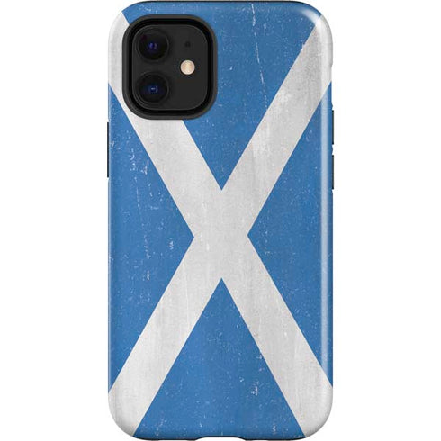 Scotland Flag Distressed iPhone 12 Mini Impact Case