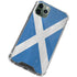 Scotland Flag Distressed iPhone 12 Pro Clear Case