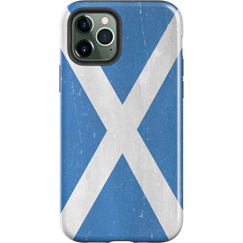 Scotland Flag Distressed iPhone 12 Pro Impact Case