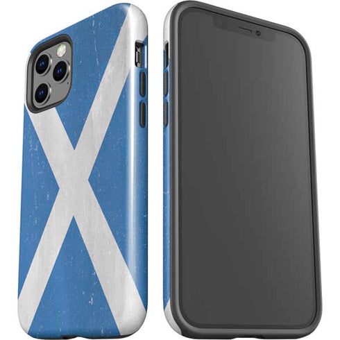 Scotland Flag Distressed iPhone 12 Pro Impact Case