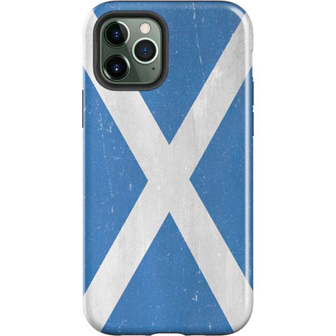 Scotland Flag Distressed iPhone 12 Pro Max Impact Case