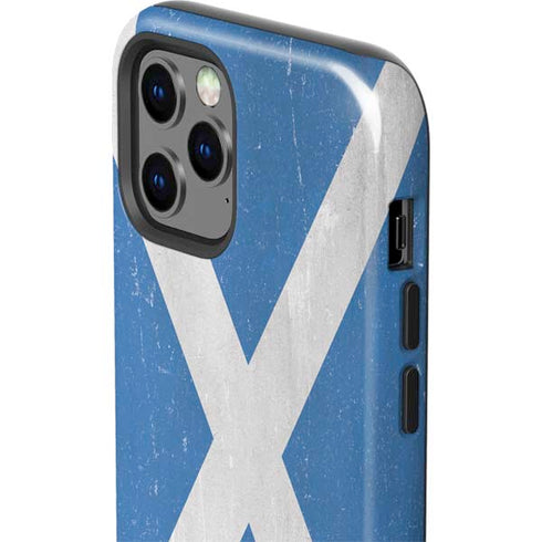 Scotland Flag Distressed iPhone 12 Pro Max Impact Case