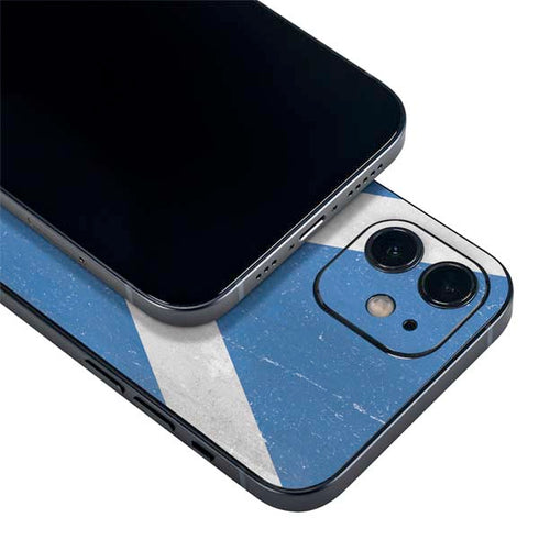 Scotland Flag Distressed iPhone 12 Skin