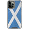 Scotland Flag Distressed iPhone 13 Pro Max Clear Case