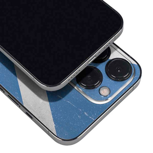 Scotland Flag Distressed iPhone 13 Pro Max Skin