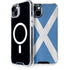 Scotland Flag Distressed iPhone 15 Plus MagSafe Case