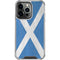 Scotland Flag Distressed iPhone 15 Pro Clear Case