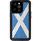 Scotland Flag Distressed iPhone 14 Pro Waterproof Case