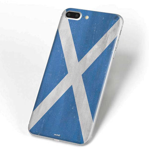 Scotland Flag Distressed iPhone 7 Plus Skin