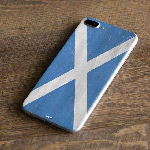 Scotland Flag Distressed iPhone 7 Plus Skin