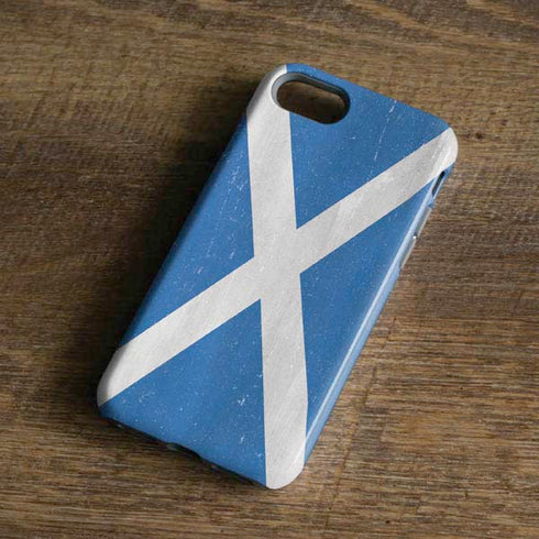 Scotland Flag Distressed iPhone 8 Pro Case