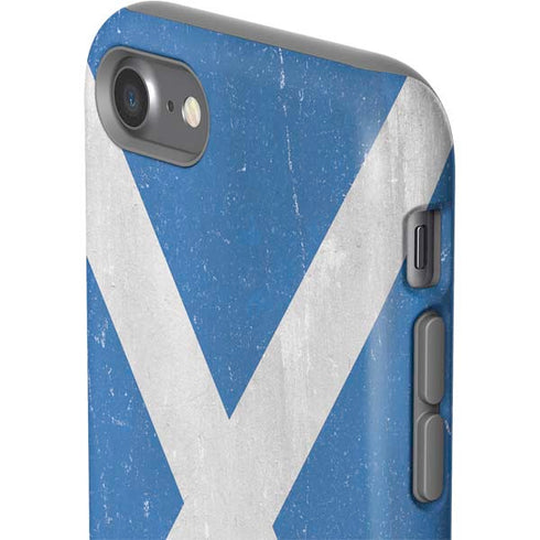 Scotland Flag Distressed iPhone SE (2nd & 3rd Gen) Pro Case