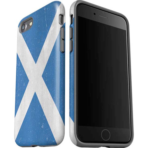 Scotland Flag Distressed iPhone SE (2nd & 3rd Gen) Pro Case