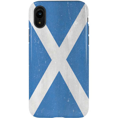 Scotland Flag Distressed iPhone XR Pro Case