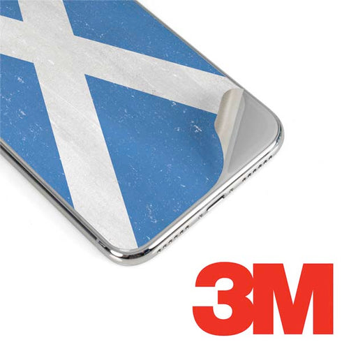 Scotland Flag Distressed iPhone XR Skin