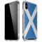 Scotland Flag Distressed iPhone XS Max Clear Case