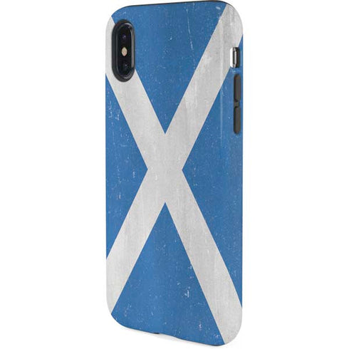 Scotland Flag Distressed iPhone XS Pro Case