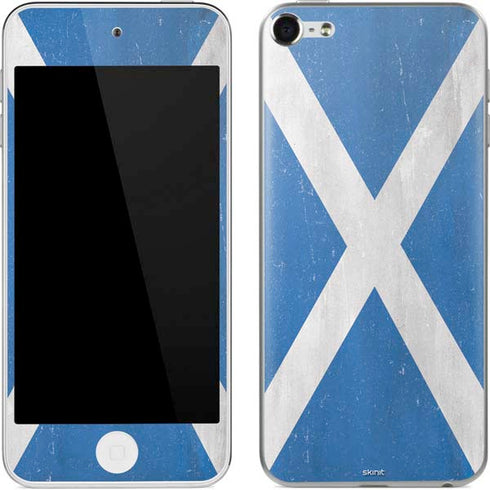 Scotland Flag Distressed Apple iPod Skin
