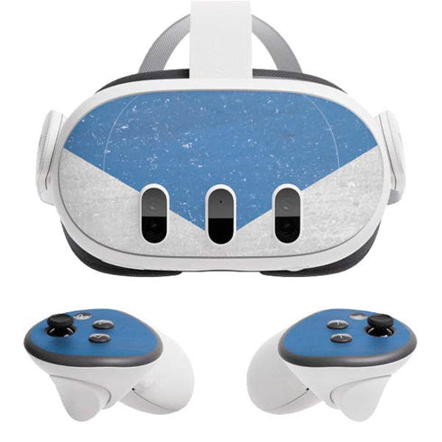 Scotland Flag Distressed Meta Quest 3 Skin