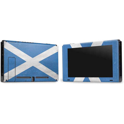 Scotland Flag Distressed Nintendo Switch Bundle Skin