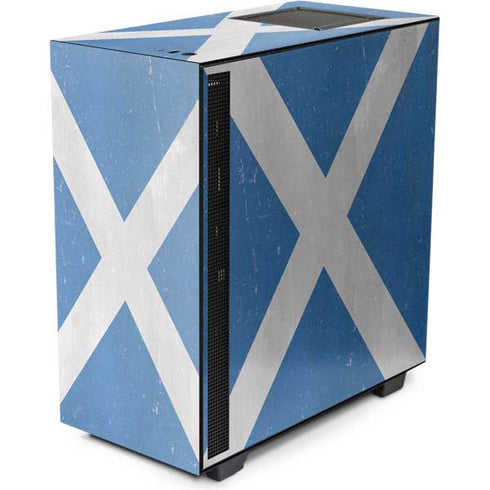 Scotland Flag Distressed NZXT H510 Compact ATX Mid-Tower Case Skin