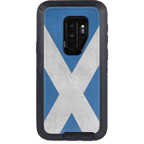 Scotland Flag Distressed Otterbox Defender Galaxy Skin