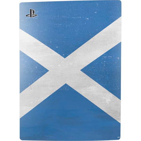 Scotland Flag Distressed PS5 Digital Edition Bundle Skin