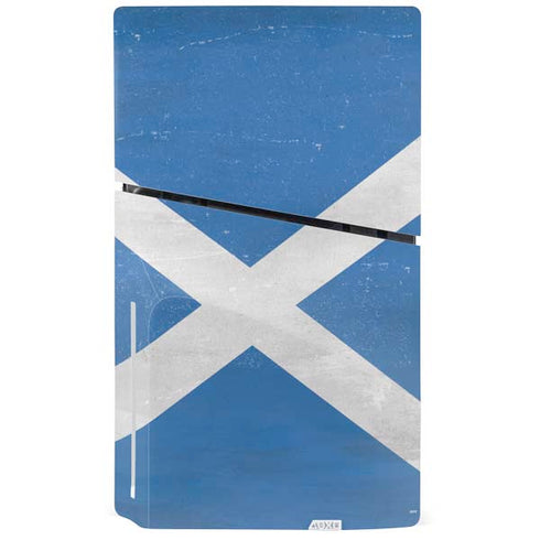 Scotland Flag Distressed PS5 Slim Disk Bundle Skin