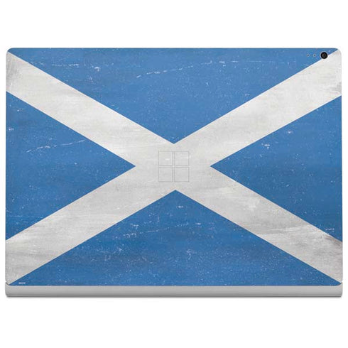 Scotland Flag Distressed Surface Book 2 15in Skin