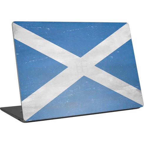 Scotland Flag Distressed Surface Laptop 4 15in Skin