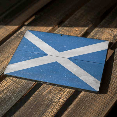 Scotland Flag Distressed Surface Pro 7 Skin